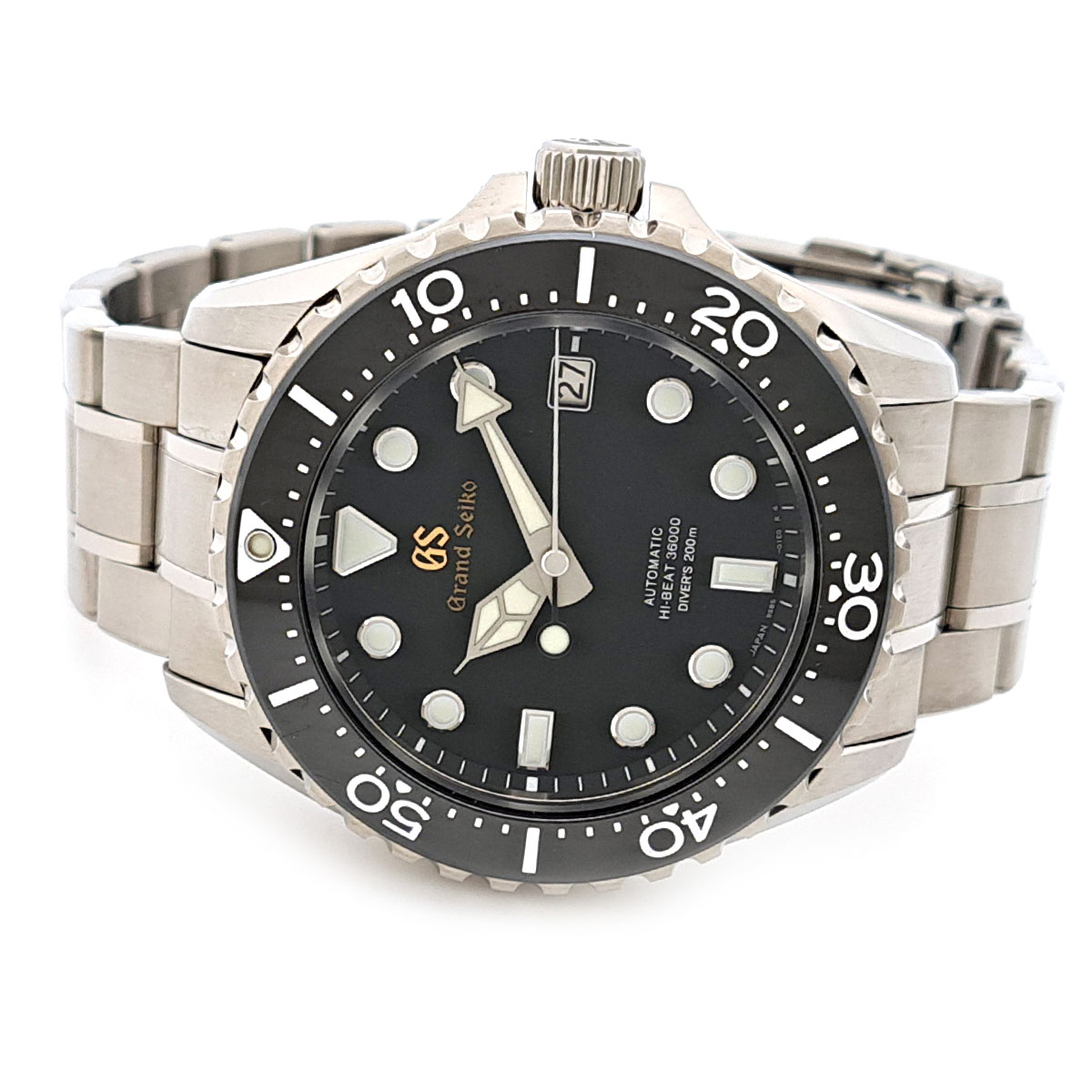 セイコー グランドセイコー メカニカル ハイビート ダイバーズ200m SBGH291 自動巻き チタン メンズ SEIKO 【中古】 【時計】