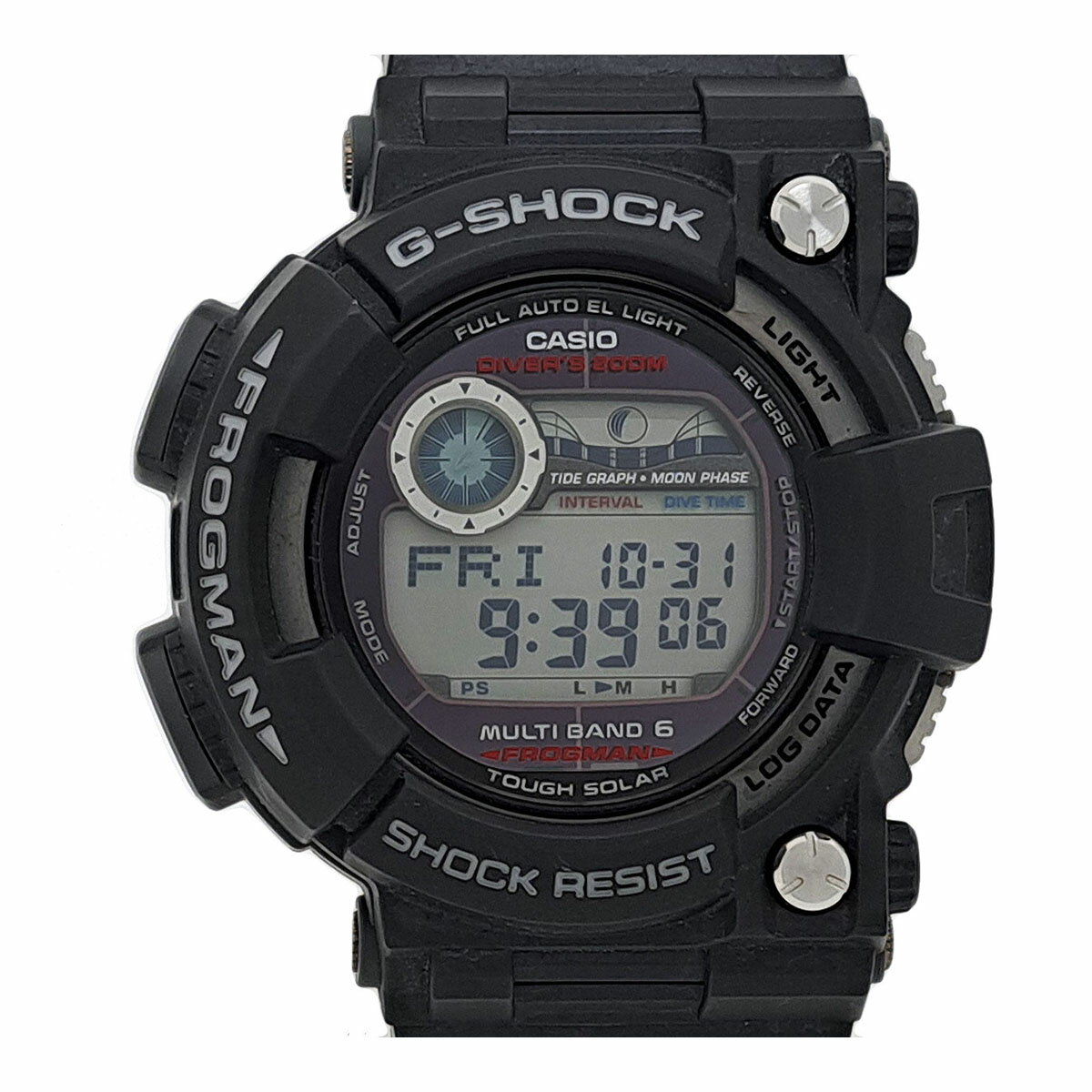 カシオ G-SHOCK フロッグマン GWF-1000 ソーラー ステンレススティール メンズ CASIO 【中古】 【時計】