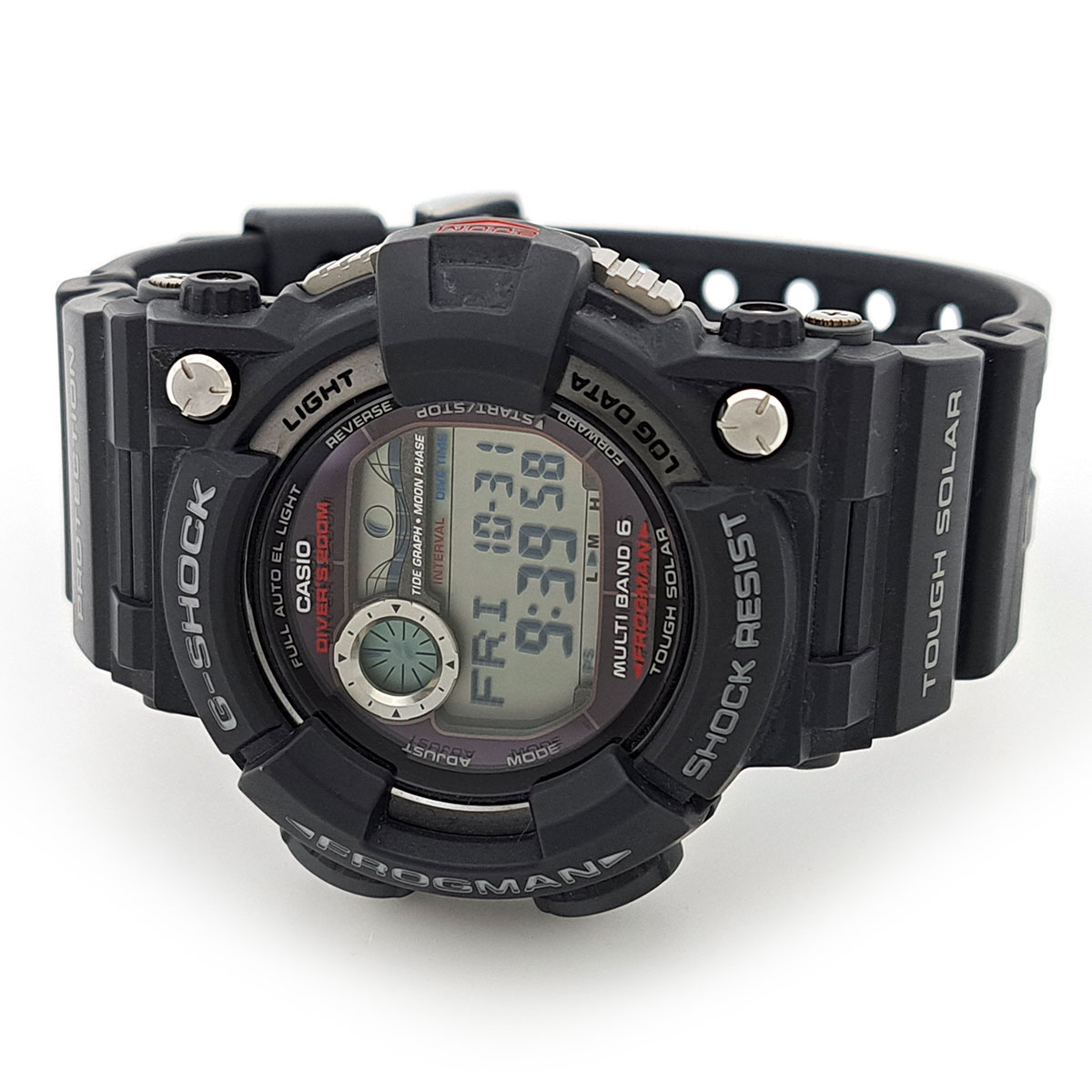 カシオ G-SHOCK フロッグマン GWF-1000 ソーラー ステンレススティール メンズ CASIO 【中古】 【時計】