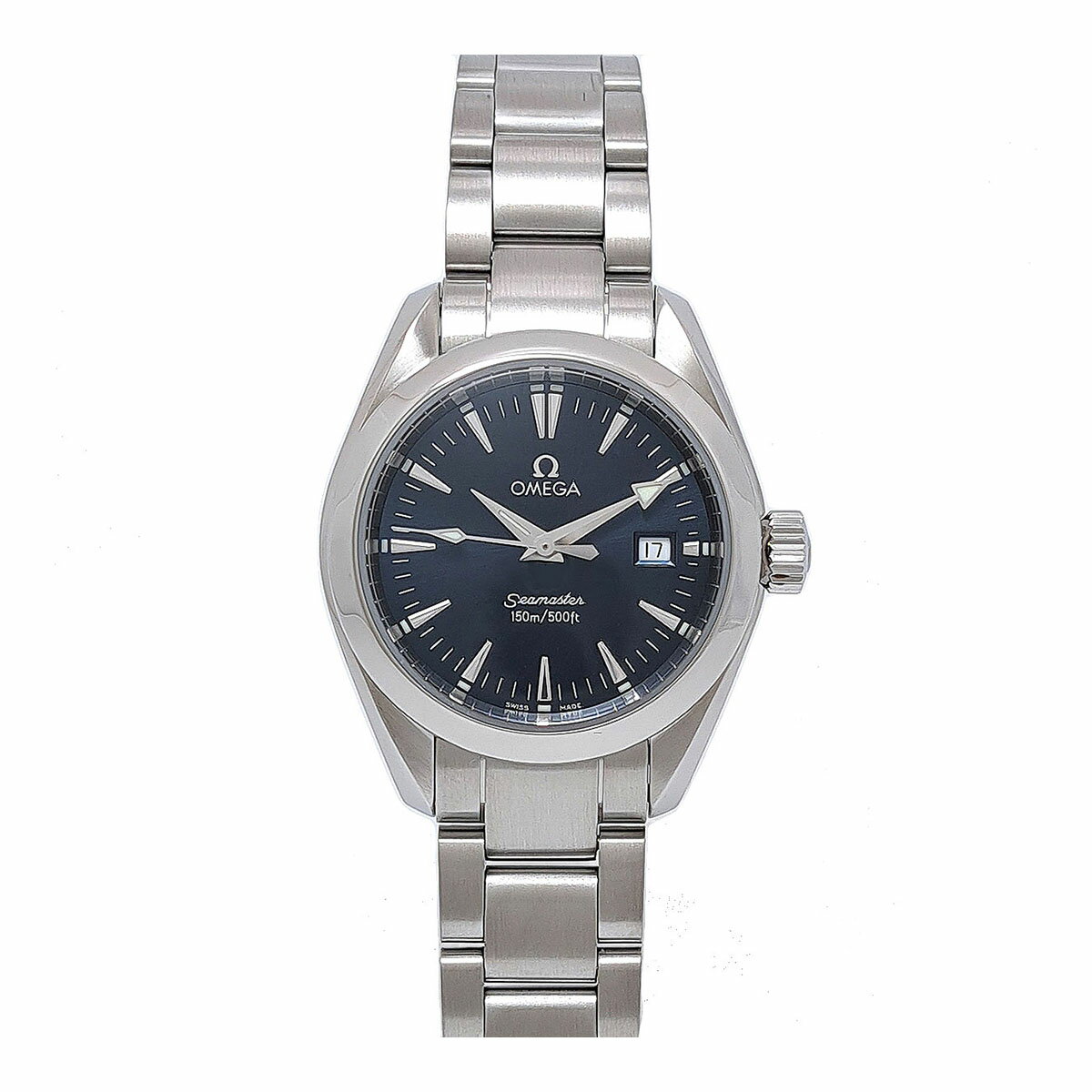 オメガ シーマスター アクアテラ 2577.80 クオーツ ステンレススティール レディース OME ...