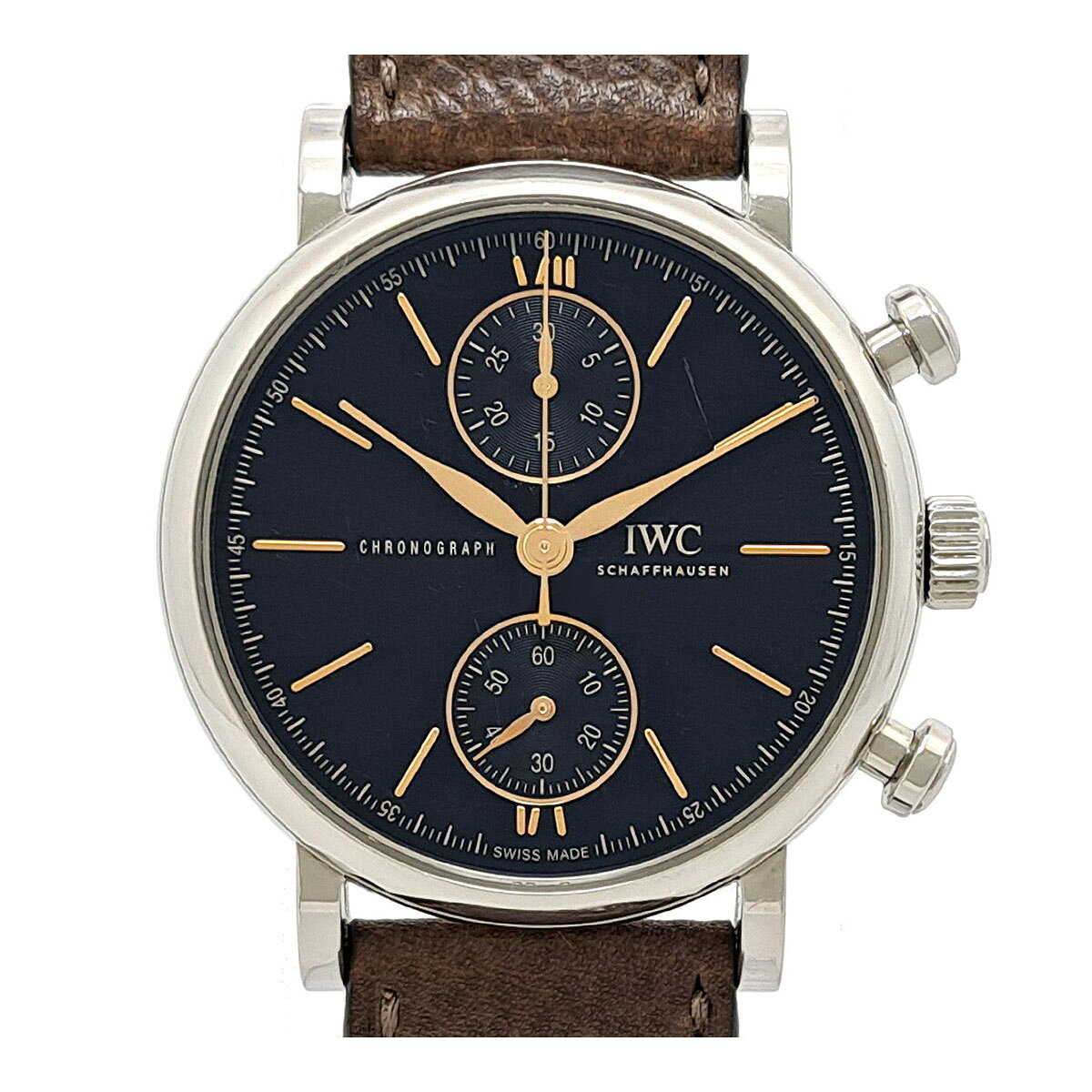 樂天商城 - IWC ポートフィノ・クロノグラフ 39 IW391404 自動巻き ステンレススティール メンズ IWC 【中古】 【時計】