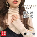 【GW限定・200円OFFクーポン配布中】春新作 裏起毛 シースルー カットソー インナー 透け感 レディース 長袖 薄手 重ね着 トップス おしゃれ タートル...