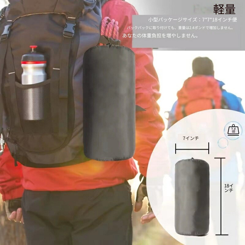 4in1 キルトブランケット 4WAY 着用可能 ショール ひざ掛け 腰巻き 寝袋 枕 毛布 肩掛け ポンチョ 防水 防風 厚手 防寒 保温 暖かい 収納袋付き キャンプ アウトドア コンパクト tutatu-10011539 tutatu サンプル画像3