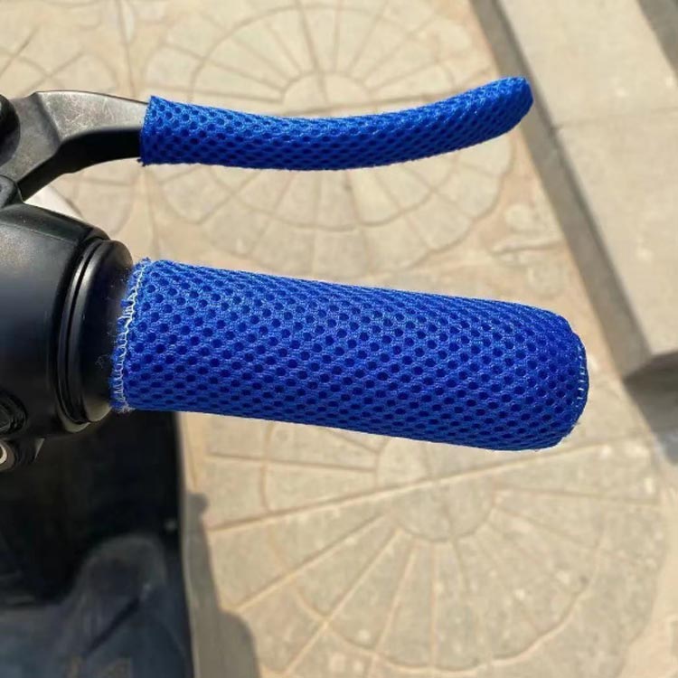 メッシュ ハンドルグリップ グリップ ハンドル 握りやすい メッシュ バイクハンドルグリップ バイクグリップ バイク 滑り止め グリップカバー バイク用品 おしゃれ かっこいい 左右セット