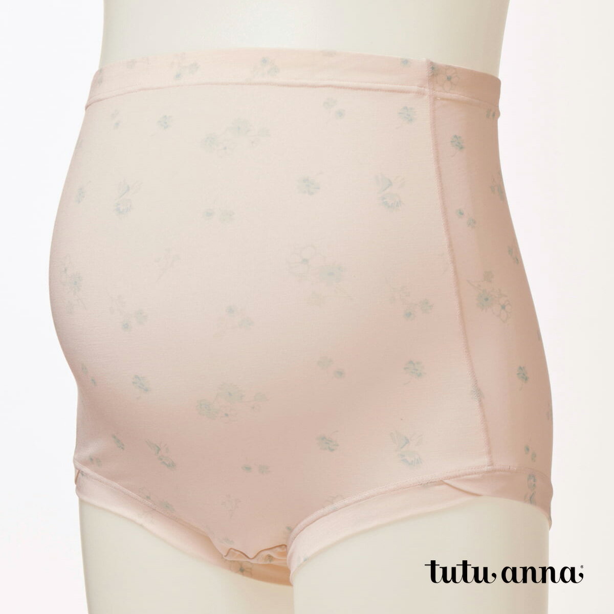 tutuanna チュチュアンナ レディース ショーツ 単品 パンツ フルショーツ 綿混 [マタニティ]花柄深履きフルショーツ #2023/5/11NEW