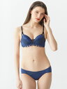 クリスタルフィズブラ&ショーツセット ブラセット B〜Eカップ ブラジャー ショーツ セット 谷間 盛る 脇背中すっきり 下着(B65〜E75)