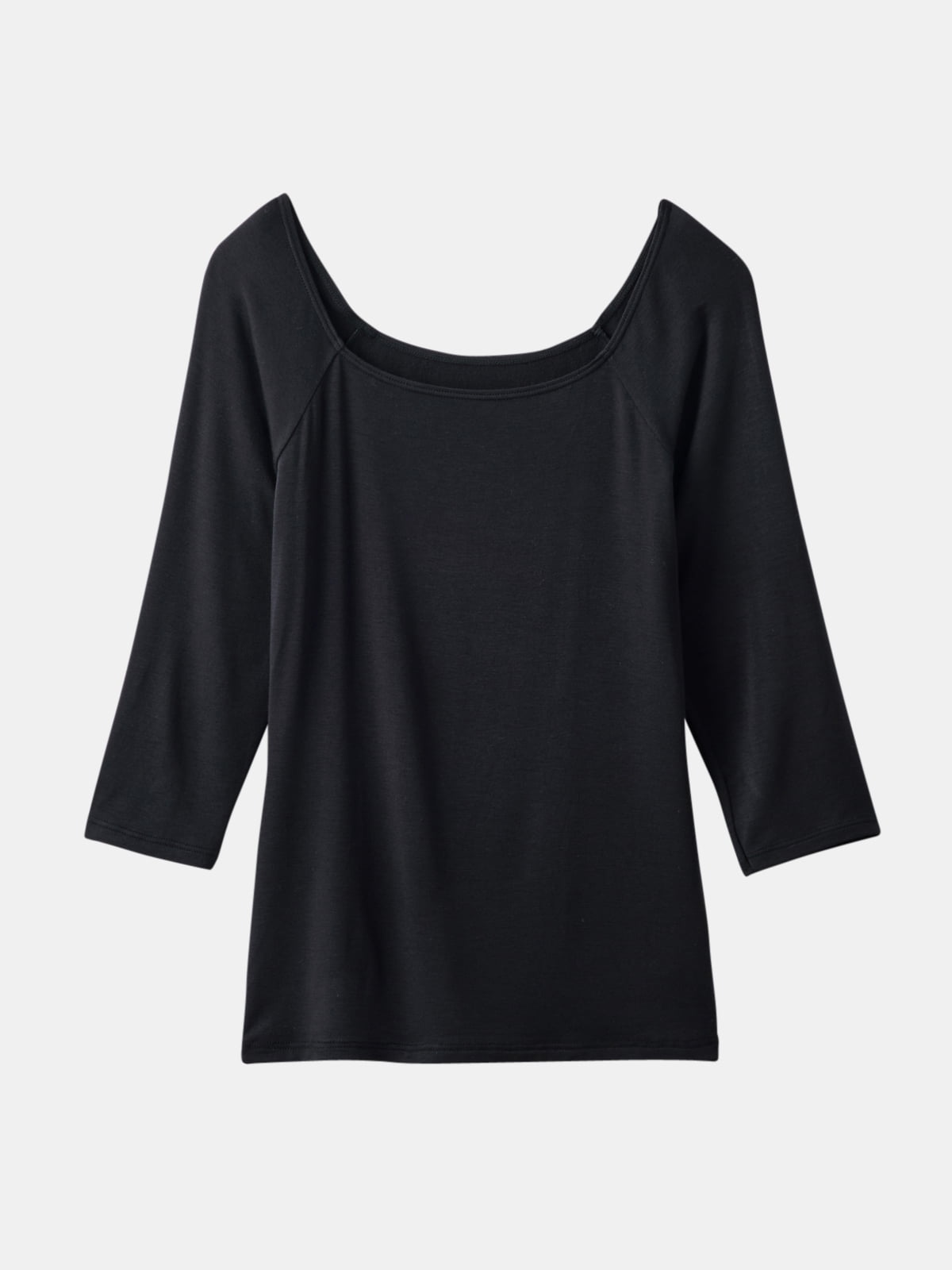 [まるで毛布！のような暖かさ・薄手]オフショルコーデにおすすめ！肩出し8分袖 レディース インナー 肌着 下着