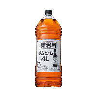 送料無料 ジムビーム4L 1本 サントリー ペット 北海道・沖縄送料＋1800円 ギフト包...