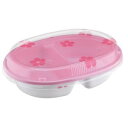 和菓子/洋菓子 少量弁当容器1段 プラスチックの使い捨てミニ-2-B(いちご)フラワー蓋付セット 800個入り弁当(お弁当)のテイクアウトにプラの弁当箱(お弁当箱/使い捨て弁当箱/弁当容器/弁当パック/お弁当パック/テイクアウト容器) お子様・女性用【smtb-F】