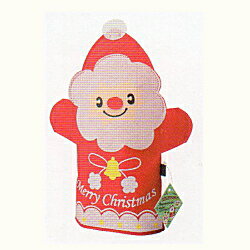 [業務用] 不織布バック 1枚 パペットなかよしサンタクリスマスのお菓子のラッピングに。おしゃれでかわいい不織布の袋プレゼント(クリスマスプレゼント)(サンタ/サンタクロース/手提げ袋/ラッピングバック)。激安の包装用品(ラッピング用品/クリスマス用品)