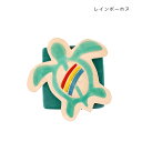 ヤンピー コインパース ハワイアン レインボーホヌ人気のハワイアンデザイン海を感じる雑貨 南国テイスト 手作り品 西海岸ビーチ ハワイア雑貨feelthesea フィールザシー おすすめ品らくらく受け取りレターパック発送郵便受け受け取