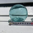 ビン玉、浮き球、浮き玉レトロガラス玉約8cm(約75~84mm)1個昭和初期の雰囲気feelthesea海を感じる雑貨マリンインテリア金魚、メダカの水槽にお部屋やショップのディスプレイフィールザシー海で活躍していた本物リユース
