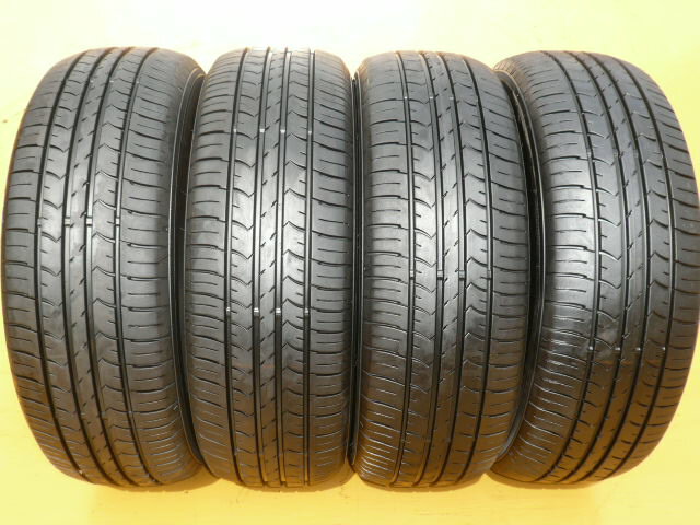 【中古】送料無料グッドイヤー　エフェシェントグリップ195/60R15　4本アレックス・カルディナ・カローラフィールダー・カローラランクス・アコード・シビック・アベニール・ラフェスタ・インプレッサ