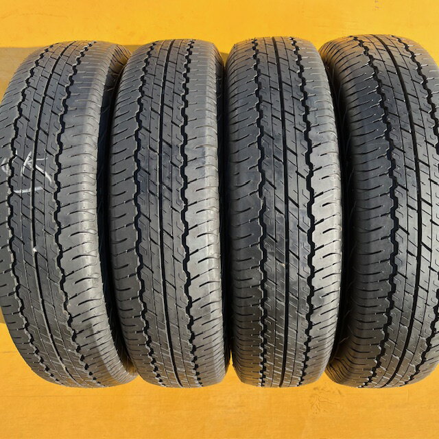 【中古】送料無料夏タイヤ　ダンロップ　グラントレック　AT20　195/80R15　4本　ジムニーシエラ　他