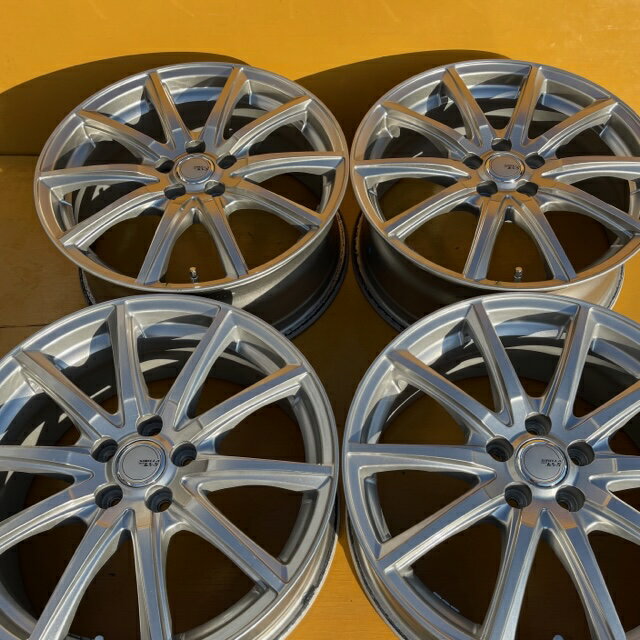 【中古】シビラ、NEXT、GS-5アルミホイール7J17+48、100/5綺麗な4本セット86、プリウス、カローラスポーツ、カローラツーリング対応