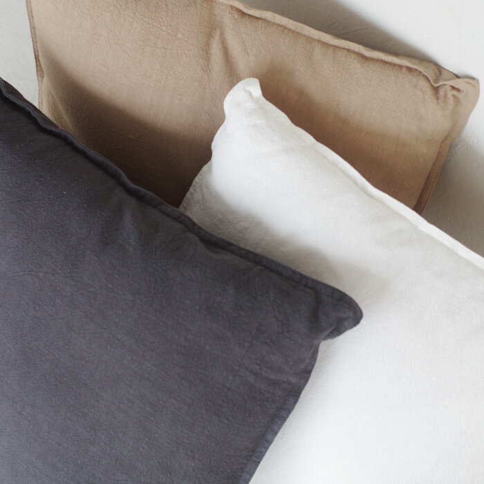 クッションカバー　リネン　45×45cm　北欧　おしゃれ　カバーのみ　シンプル