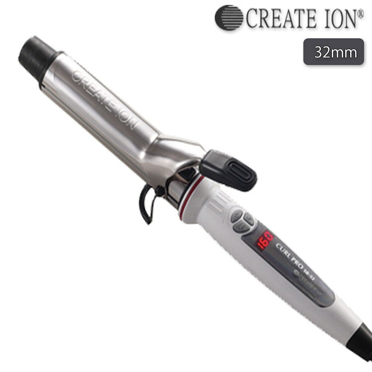 【正規品】クレイツ イオンカールプロ SR-32 コテ ヘアアイロン カールアイロン 32mm アイロン 巻き髪 巻髪 ウェーブ クレイツイオン イオンカール ...