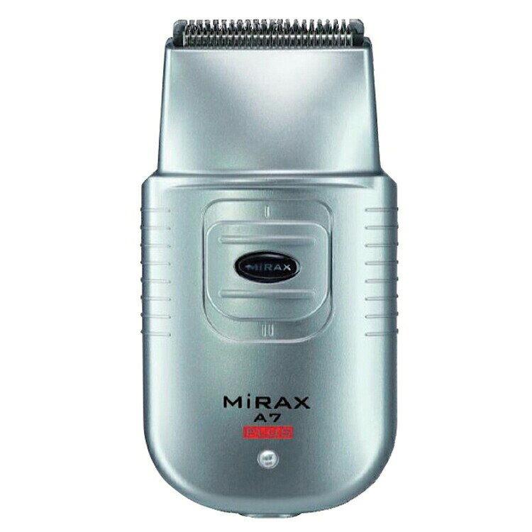 MiRAX A7 PLUS ミニクリッパー バリカン 美容院 美容室 トリマー コンパクト 軽量 コードレス カット ヘアケア スタイリング プロ用美容室専門店 つや髪美肌研究SHOP■　商品説明シザー代わりに簡単に使えて、ECカットも可能！ 人間科学に基づいたデザイン＆小型軽量ボディ。マブチ製高性能モーターを採用しており、パワフルなカットも可能です。 [製品仕様] ■本体サイズ：約H115 × W54 × D30mm ■重量：約127g ■電源仕様：5V、1.2A、スイッチング ■使用モーター：マブチモーター ■回転数：7000/7800 ■電圧：3.2V ■連続使用時間：約180分 ■使用バッテリー：リン酸鉄イオン電池 ×2■　※【ご購入前に必ずお読み下さい】※受注のタイミングによりましては在庫切れとなり発送の遅延、 商品がメーカー廃盤の場合はご注文をキャンセルさせていただく事もございます。 出来る限り迅速にご対応できますよう最善を尽くさせていただきますので、 どうぞ宜しくお願い申し上げます。 【ご注意】パッケージやデザインがリニューアルされたり、 内容量等が新しく変更になる場合がございますので予めご了承のうえご注文くださいませ。■　広告文責商品区分：ペット・ペットグッズ　ペット用お手入れ用品　バリカン 株式会社グローライズ 連絡先： 050-3595-9136 [美容雑貨総合][バリカン・トリマー][JAN: 4716152200132]