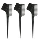 ベス工業 ヘアダイブラシ&コーム ウェーブ毛タイプ DY-301【3本セット】毛染めブラシ 液だれ防止 カラー用ブラシ カラーリング 脱色 美容院 美容室 サロ...