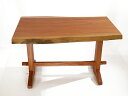 テーブル 座卓 一枚板 仕様：無垢 / 素材：けやき（無垢 木目 年輪）