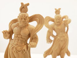 〜木彫り仏像仁王像(金剛力士)〜一刀彫/素材:香榧