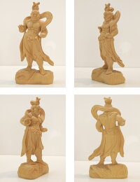 〜木彫り仏像仁王像(金剛力士)〜一刀彫/素材:香榧