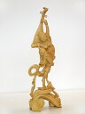 飛天女 仏像 木彫り 仕様：無垢 / 素材：柘植（置物）