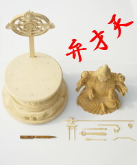 〜木彫り仏像八臂弁才天〜仕様:無垢/素材:桧