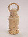 【総高14cm】お地蔵様 木彫り 仏像『仕様:無垢 / 素材:桧』