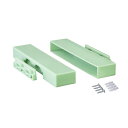 平安伸銅工業 1×8棚受 4x2.4x19cm ウィンテージグリーン DXV-42 1セット