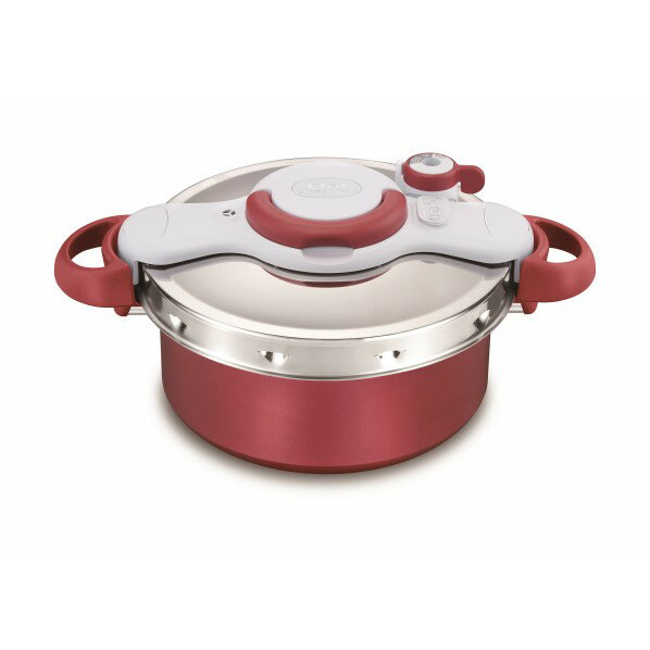 ティファール T-fal クリプソミニットデュオ 圧力鍋 5.2L IH対応 レッド P4605136 1個のサムネイル