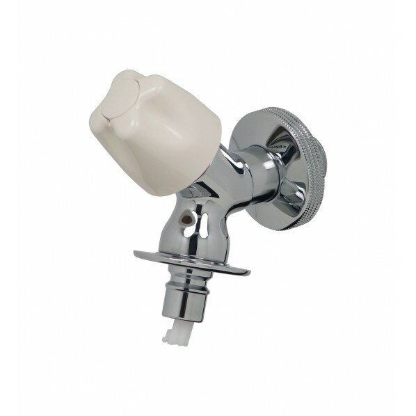 カクダイ 日曜日のお父さん 洗濯機用水栓 (ワンタッチ接続 ツバつき 安心ストッパーつき 取付簡単) 呼13 取付ネジ:PJ1/2 GA-LA007 1ヶ