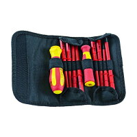 トラスコ(TRUSCO) 絶縁差替式ドライバーセット(マグネット入り) 188 x 90 x 60 mm TZDS-8S 1S