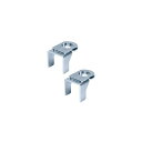 サカエ ツールワゴン用直進安定金具(スチールナット支柱25.4Φ用) JKC 2個【2506DFD_5】