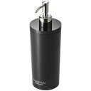 山崎実業 ツーウェイディスペンサー タワー ラウンド シャンプー 500ml ブラック 2929 1個