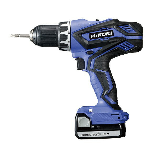 HiKOKI(ハイコーキ)コードレスドライバドリル(バッテリー2個付き)FDS14DGL(2LEGK)1台