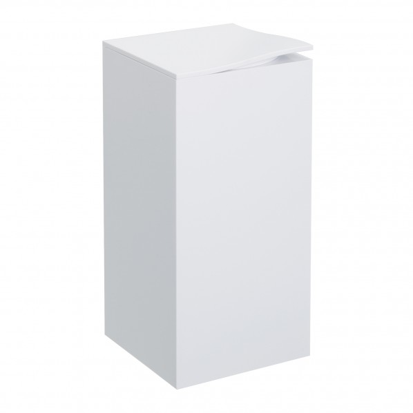 テラモト コーナーポット サイズ(カバー):100×100×210mm、(中容器):90×90×190mm ホワイト DS-240-010-8 1台【2506DFD_5】