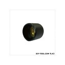 フジテック 真鍮二重ソケット 38mm 黒 30179 1個