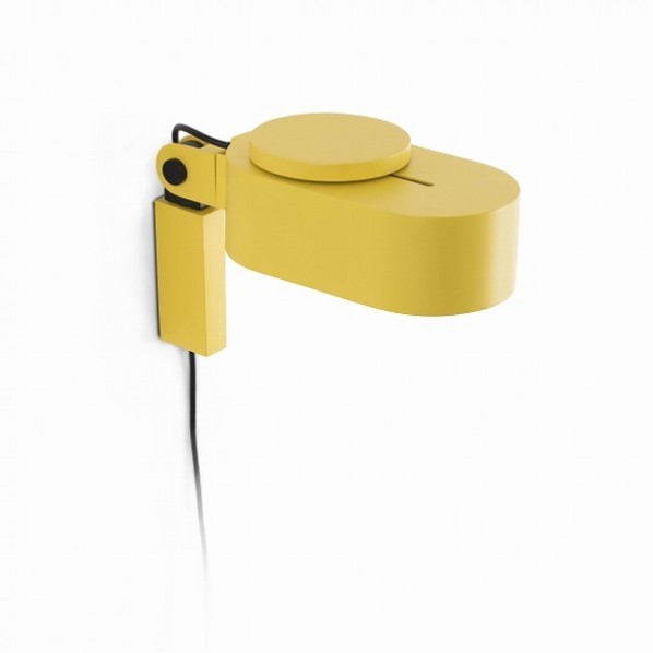 楽天DIY FACTORY ONLINE SHOPFARO BARCELONA （ファロ・バルセロナ） INVITING LED Yellow wall lamp 75×180×210mm イエロー FA57302 1台