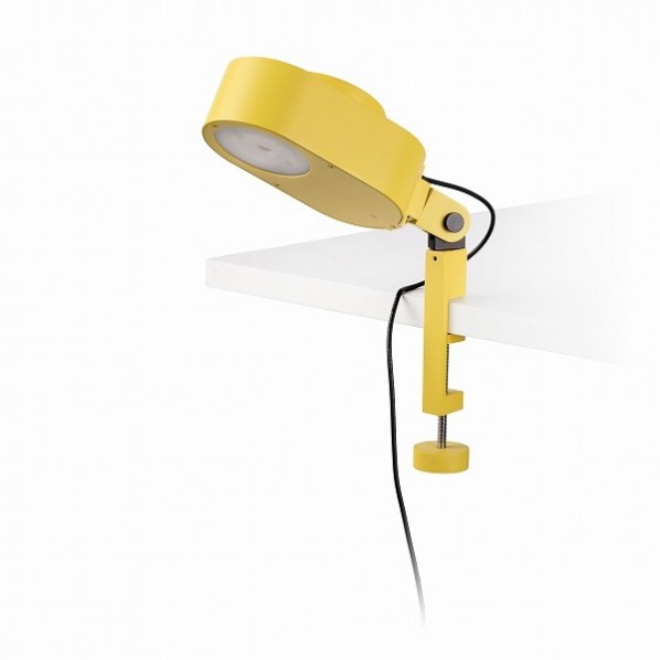 楽天DIY FACTORY ONLINE SHOPFARO BARCELONA （ファロ・バルセロナ） INVITING LED Yellow clip lamp 75×300×210mm イエロー FA57305 1台