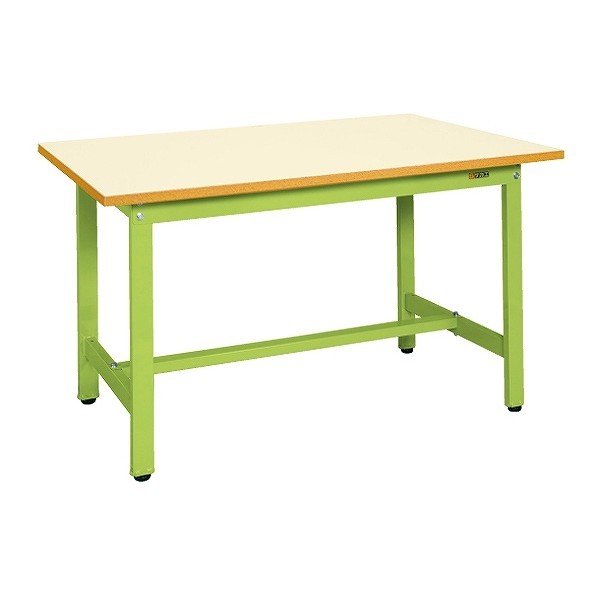 サカエ 軽量作業台 KSタイプ 1800×750×740mm サカエグリーン KS-187PIG【2506DFD_5】