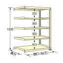 扶桑金属工業 中量ラック 890×300×1800mm アイボリー WE1809S05R 1点