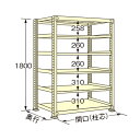 扶桑金属工業 中量ラック 1200×900×1800mm アイボリー WG1812K06T 1点