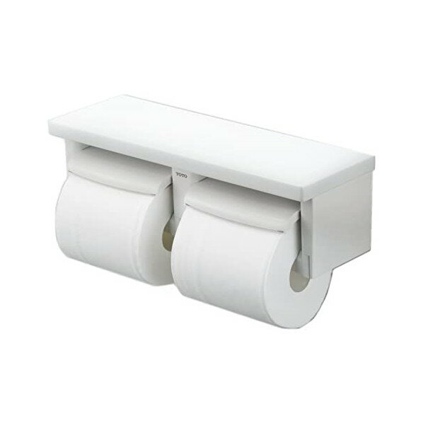 トートー 棚付二連紙巻器 便座 YH650#NW1 1個