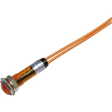 サカズメ LED表示灯DA−8FL−4(AC/DC100V接続)Φ8橙 DA-8FL-4-AC/DC100V-O