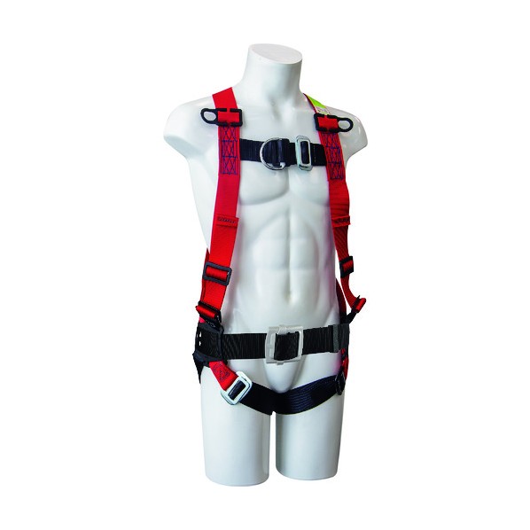 サンコー フルハーネスイージーハーネス(フロントD環・胴ベルト付) M ブラック/レッド FDNN-9B-M 1点