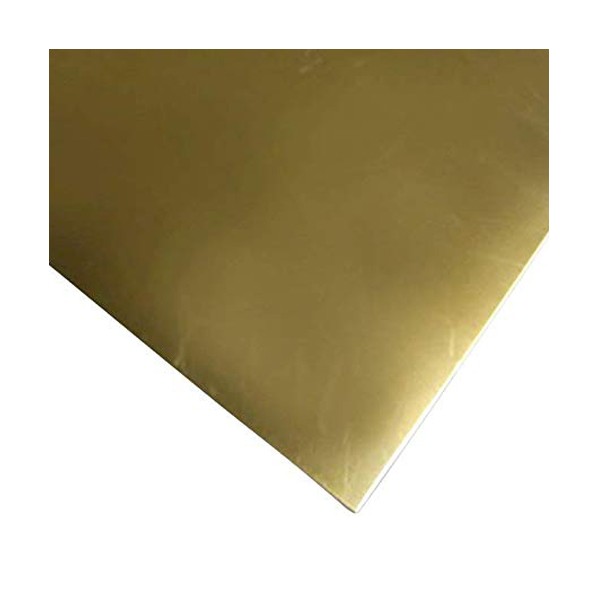 TETSUKO 真鍮板(黄銅3種) C2801P t1.0mm W365×L1200mm B08BNR9KRX 4枚