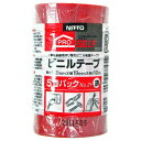 ニトムズ ビニルテープ 19mm×10m 赤 2623000 5巻
