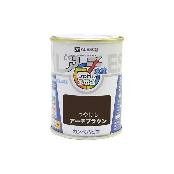 カンペハピオ アレスアーチ 水性つやけし 0.1L アーチブラウン 1缶のサムネイル