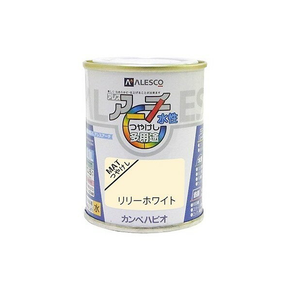 カンペハピオ アレスアーチ 水性つやけし 0.1L リリーホワイト 1缶のサムネイル